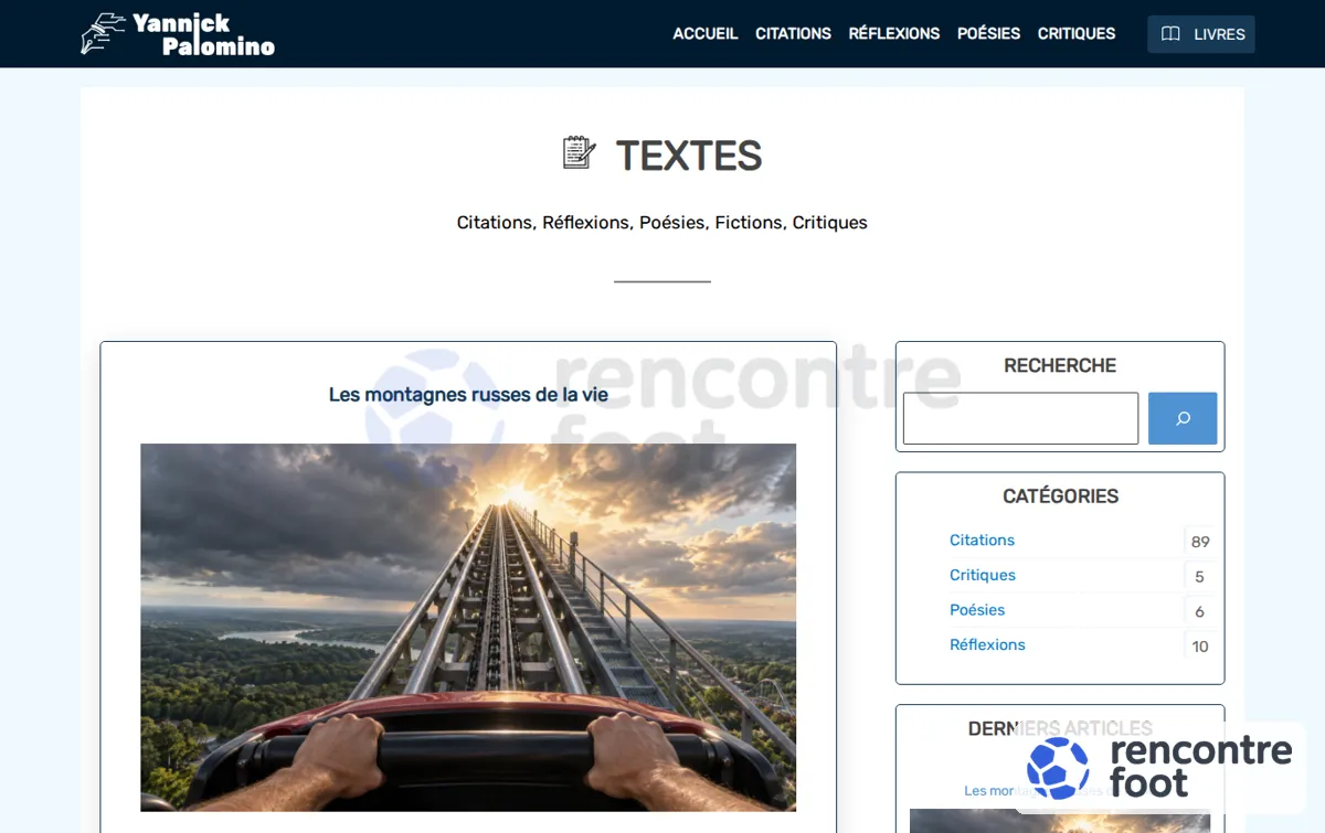 Capture : Textes - Yannick Palomino
